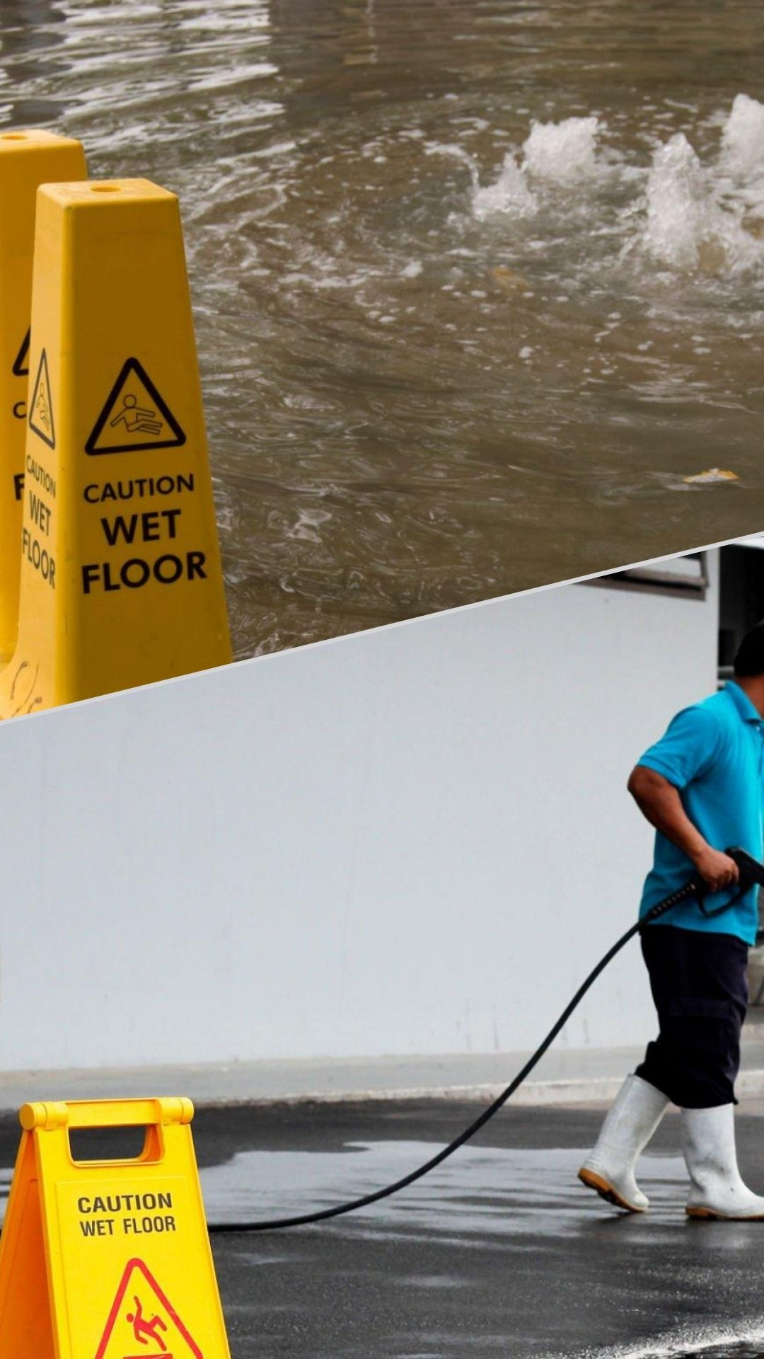 Modern smart office building with digital IoT connections overlay